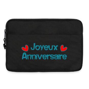 JOYEUX ANNIVERSAIRE - Sacoche pour ordinateur portable 13 pouces - noir - Devant