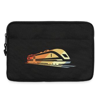 Train Croquis Vintage - Sacoche pour ordinateur portable 13 pouces - noir - Devant