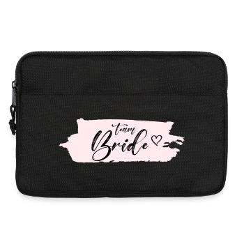 Bride -Team Bride! Personalisierbar - Laptoptasche 13" - Schwarz - Vorne