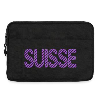 SWITZERLAND. COUNTRY. GENEVA. SWITZERLAND. HUMOR. COUNTRY - Laptop bag 13" - black - Front