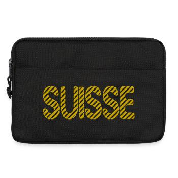 SWITZERLAND. COUNTRY. GENEVA. SWITZERLAND. HUMOR. COUNTRY - Laptop bag 13" - black - Front