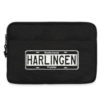 T-Shirt Harlingen Hoodie Ijsselmeer Holland - Sacoche pour ordinateur portable 13 pouces - noir - Devant