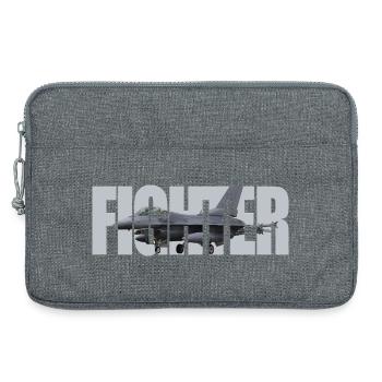 Fighter F-16 - Laptop bag 13" - heather grey - Front