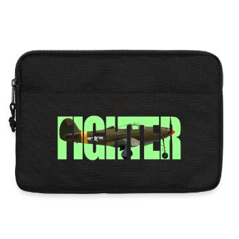 Fighter P-39 Airacobra - Laptoptasche 13" - Schwarz - Vorne