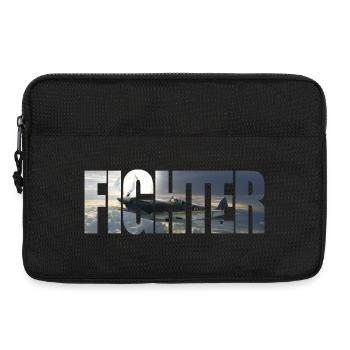 Fighter Spitfire - Laptop bag 13" - black - Front