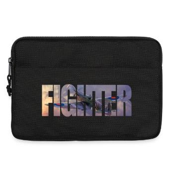 Fighter Spitfire - Laptop bag 13" - black - Front