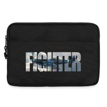Fighter Spitfire - Laptop bag 13" - black - Front