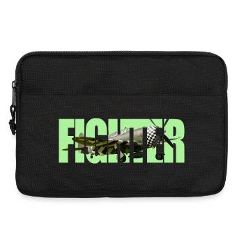 Fighter P-47 Thunderbolt - Laptoptasche 13" - Schwarz - Vorne