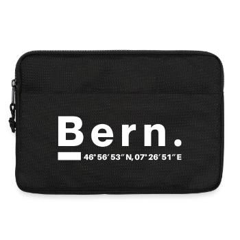 Bern Koordinaten Berner Bernerin Schweiz - Laptoptasche 13" - Schwarz - Vorne
