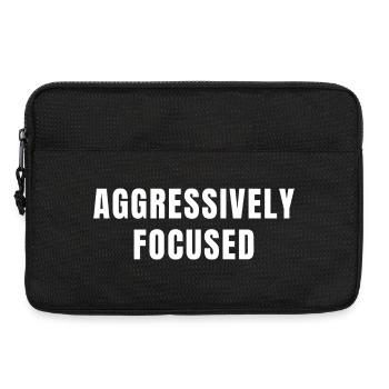 Aggressively Focused Discipline Success Mindset - Laptop bag 13" - black - Front