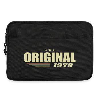 47. Geburtstag 47 Jahre Original 1978 - Laptoptasche 13" - Schwarz - Vorne