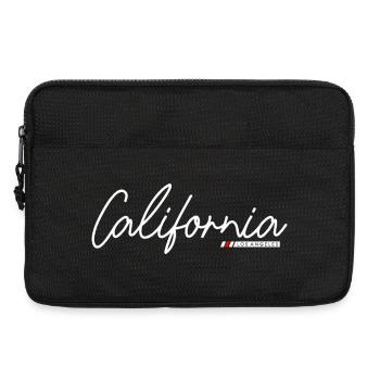 California Sunset in Pastel Colors - Laptop bag 13" - black - Front