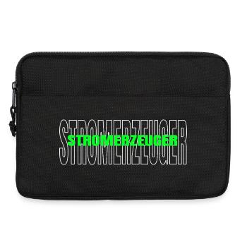 Power Generators Sustainable Power Generation - Laptop bag 13" - black - Front