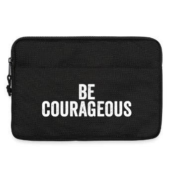 Sei mutig Josua 1:9 Christ Jesus - Laptoptasche 13" - Schwarz - Vorne