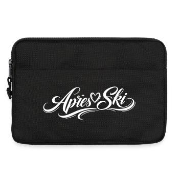 Apres Ski Herz - Laptoptasche 13" - Schwarz - Vorne