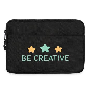 Get Creative: Pastel Stars - Laptop bag 13" - black - Front