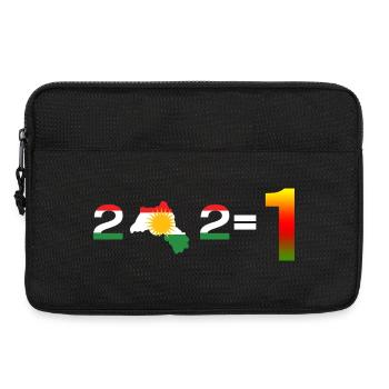 Kurdistan_2-2-_1_zusammenhalt - Sacoche pour ordinateur portable 13 pouces - noir - Devant