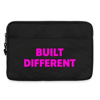 Differently built typography - Laptop bag 13" - black - Front