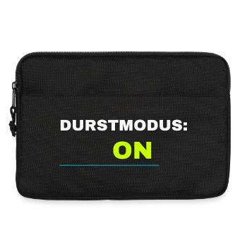 Durstmodus ON Frühlingsfest 2026 – Bier Festival - Laptoptasche 13" - Schwarz - Vorne