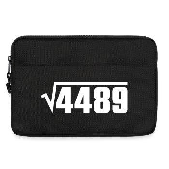 67 - Siebenundsechzig Zahl 67 Quadratwurzel 4489 Meme Sechs S - Laptoptasche 13" - Schwarz - Vorne