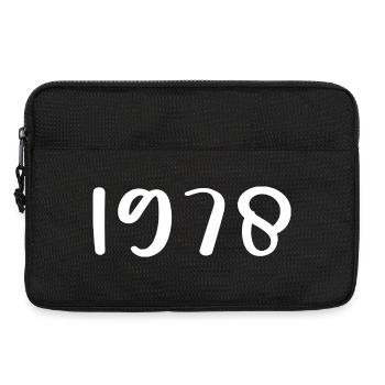 1978 Limitierte Auflage 48. Geburtstag 1978 - Laptoptasche 13" - Schwarz - Vorne