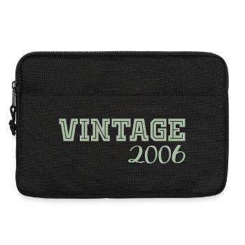 20 Years 2006 Vintage Retro Birthday Gift - Laptop bag 13" - black - Front
