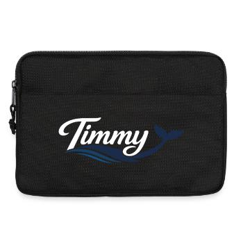 Timmy Wal - Typography - Laptop bag 13" - black - Front