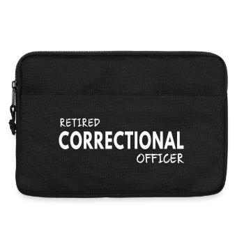 Retired Correctional Officer - Laptop bag 13" - black - Front