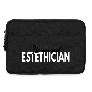 Licensed Esthetician Makeup Artist Beauty Skin - Laptop bag 13" - black - Front