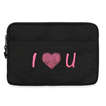 JE T’AIME - Sacoche pour ordinateur portable 13 pouces - noir - Devant