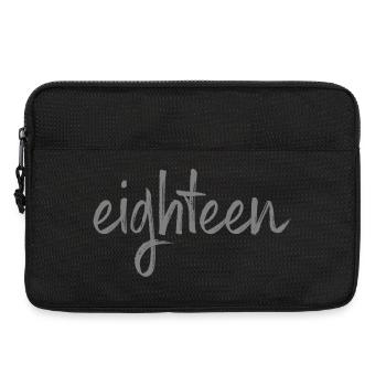 18 eighteen 18th birthday gift of majority - Laptop bag 13" - black - Front