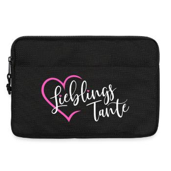 Lieblingstante - Laptoptasche 13" - Schwarz - Vorne