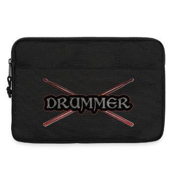 Batteur - Batterie batterie Ensemble - Sacoche pour ordinateur portable 13 pouces - noir - Devant