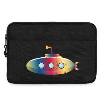 Sous-marin coloré avec hublots - Sacoche pour ordinateur portable 13 pouces - noir - Devant