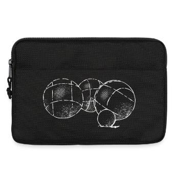 Boules de boules pour joueurs de pétanque - Sacoche pour ordinateur portable 13 pouces - noir - Devant