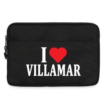 T-Shirt I love Villamar T-Shirt Sardinien - Laptoptasche 13" - Schwarz - Vorne