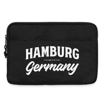 Bloc de Hambourg & Emblème d’écriture - Sacoche pour ordinateur portable 13 pouces - noir - Devant