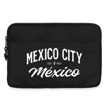 Mexico - Mexico City Retro Lettering - Laptop bag 13" - black - Front