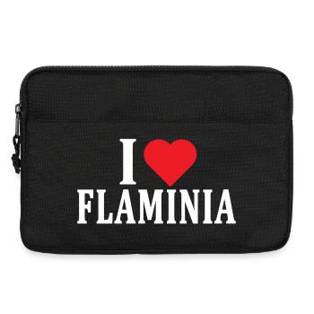 T-Shirt Ich liebe Flaminia T-Shirt Geschenkidee - Laptoptasche 13" - Schwarz - Vorne