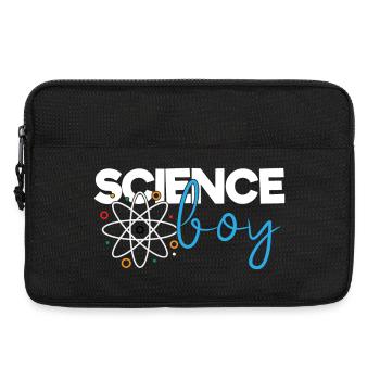 Garçon de science - Sacoche pour ordinateur portable 13 pouces - noir - Devant