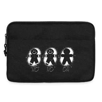 Gingerbread man - ho ho oh! Cookies, Christmas - Laptop bag 13" - black - Front