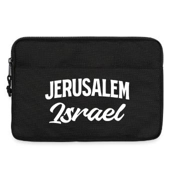 Style d’écriture Israël de Jérusalem - Sacoche pour ordinateur portable 13 pouces - noir - Devant