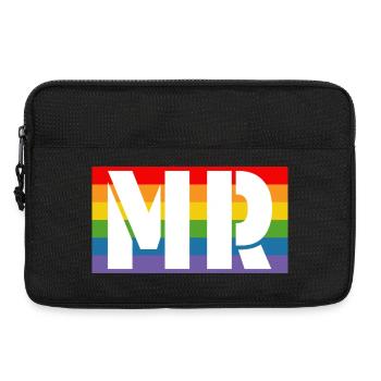 Rainbow shirt MR - Laptoptasche 13" - Schwarz - Vorne
