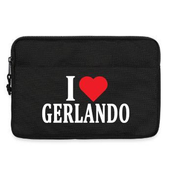 T-Shirt I love Gerlando T-Shirt Geschenkidee - Laptoptasche 13" - Schwarz - Vorne