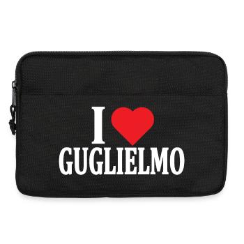 T-Shirt Ich liebe Guglielmo T-Shirt Geschenkidee - Laptoptasche 13" - Schwarz - Vorne
