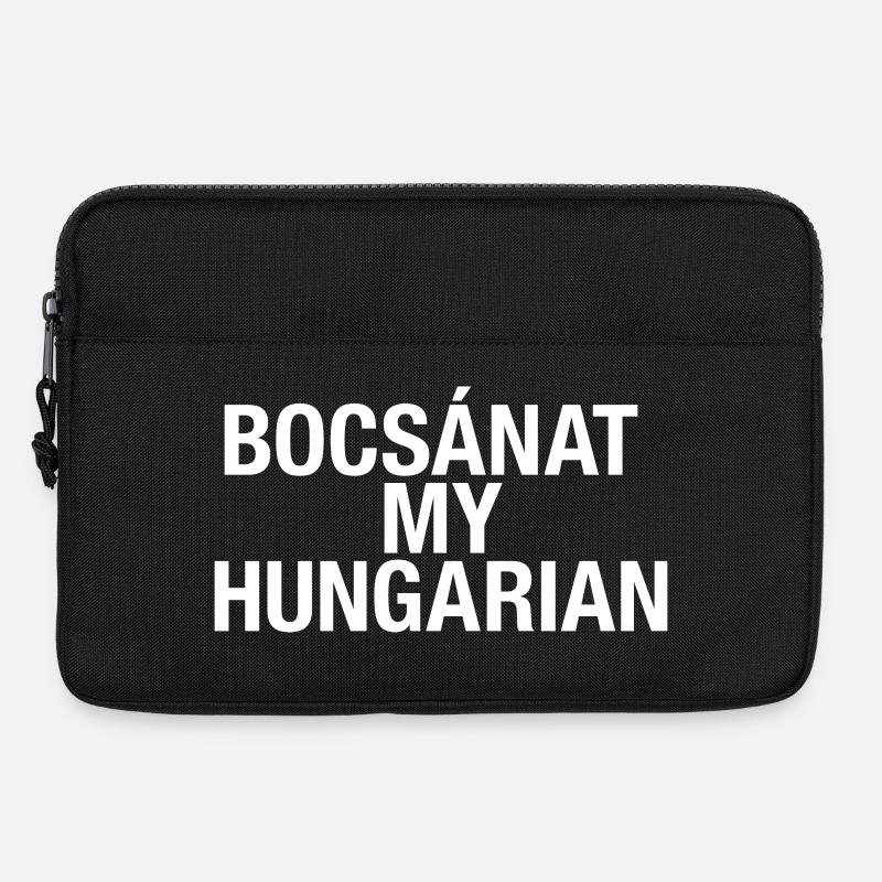 Ungarisch lernen Ungarn Sprache - Laptoptasche 13" - Schwarz