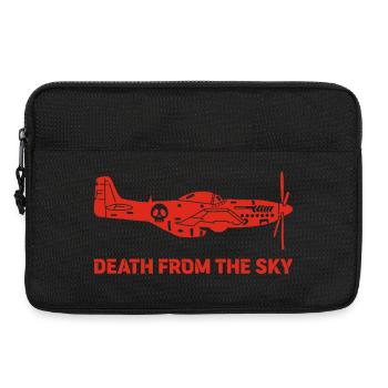 Avion de combat vintage (rouge) - Sacoche pour ordinateur portable 13 pouces - noir - Devant