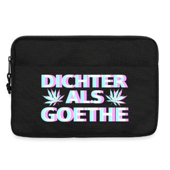 Cannabis Goethe - Laptoptasche 13" - Schwarz - Vorne