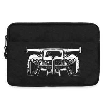 GT Racing Racing Car Car Racing Symbol Logo - Laptop bag 13" - black - Front