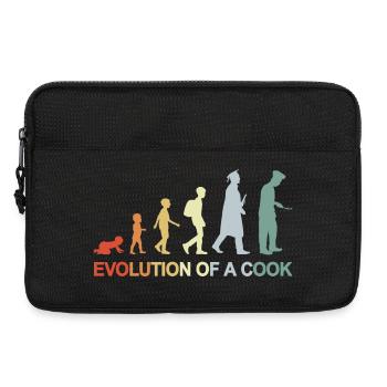 Evolution Of A Cook - Laptop bag 13" - black - Front